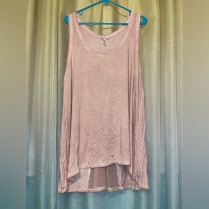 Pink Flowy Tank Top